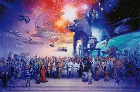 TRENDS INTERNATIONAL STAR WARS GALAXY WALL POSTER 22.375" X 34"