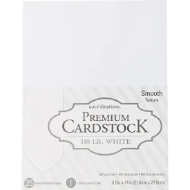 110 lb White Premium Cardstock 377690