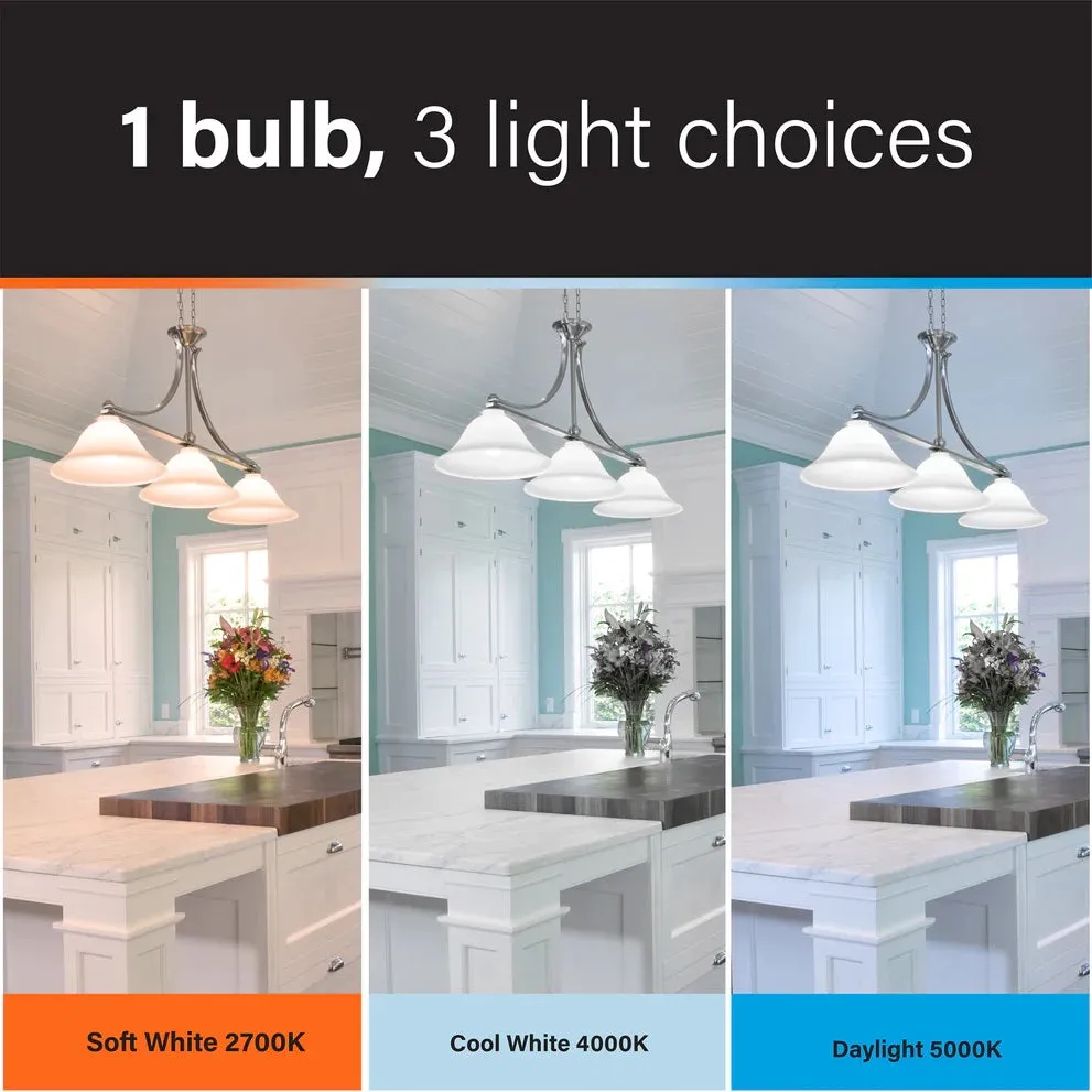 150W Color Selectable 2605 Lumens Super Bright LED Light Bulb OM150/3CCT/LEDI