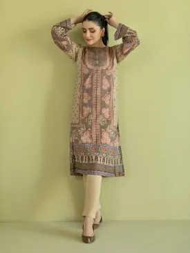 1pc - Stitched Basic Printed Lawn Shirt