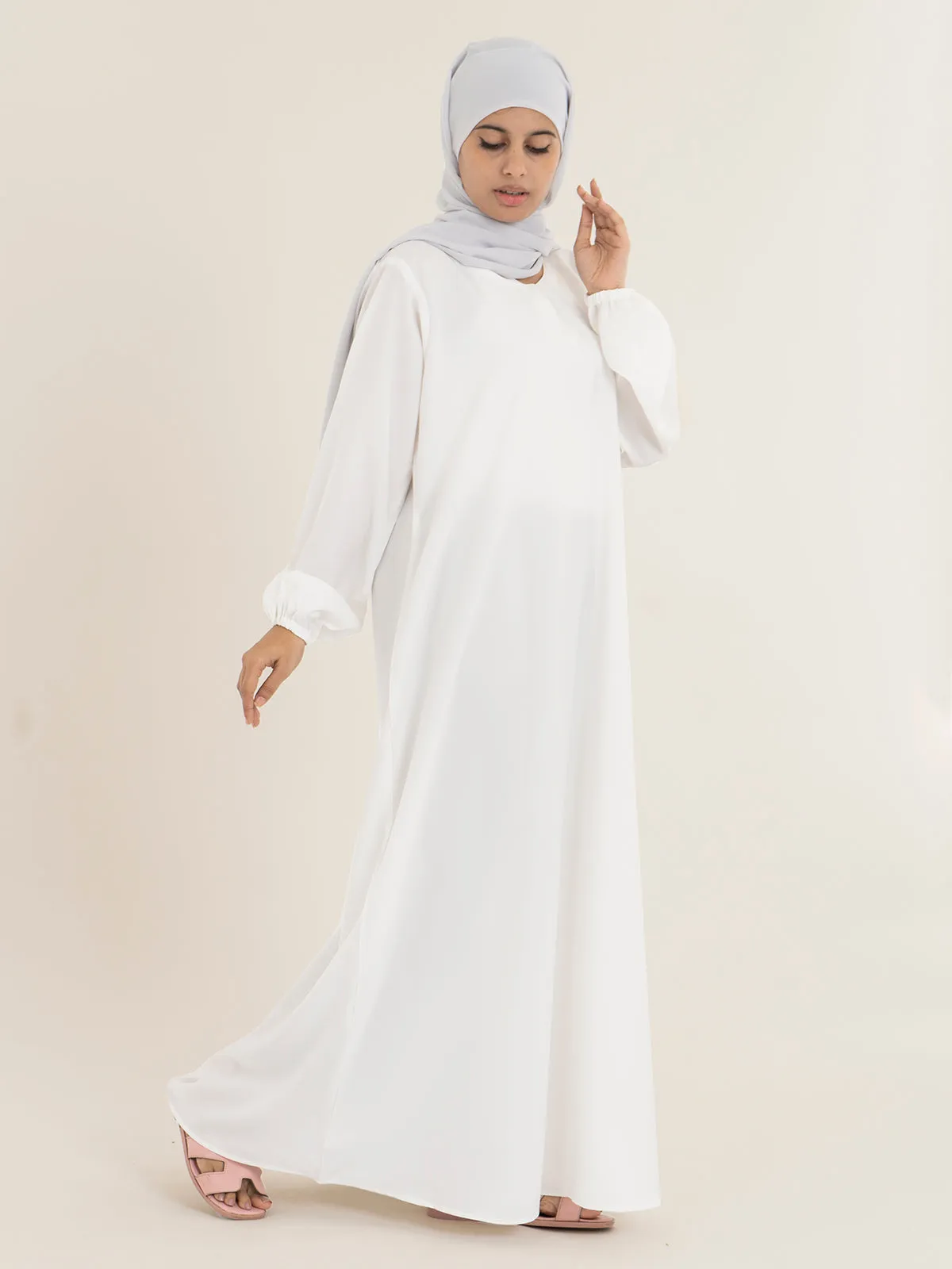 Abaya Inner with Elastic Sleeves