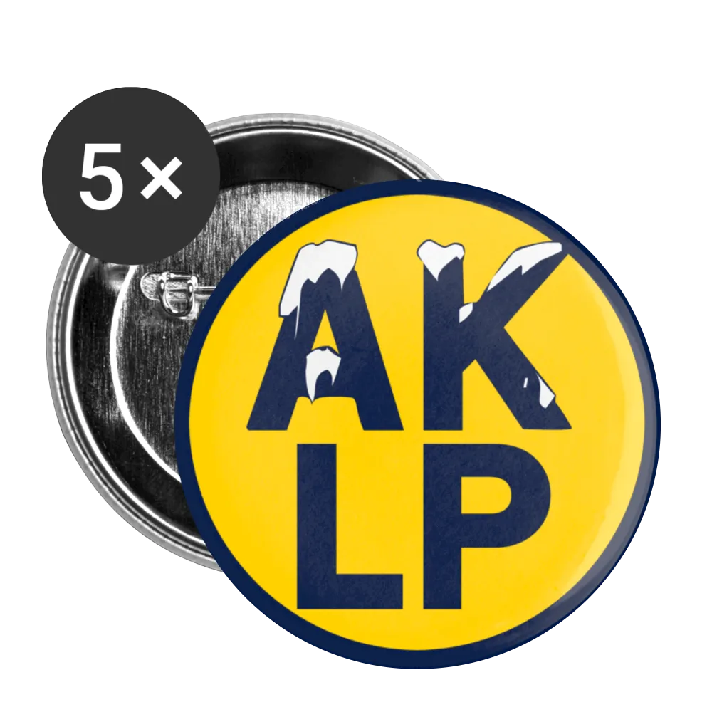 Alaska LP Buttons large 2.2'' (5-pack)