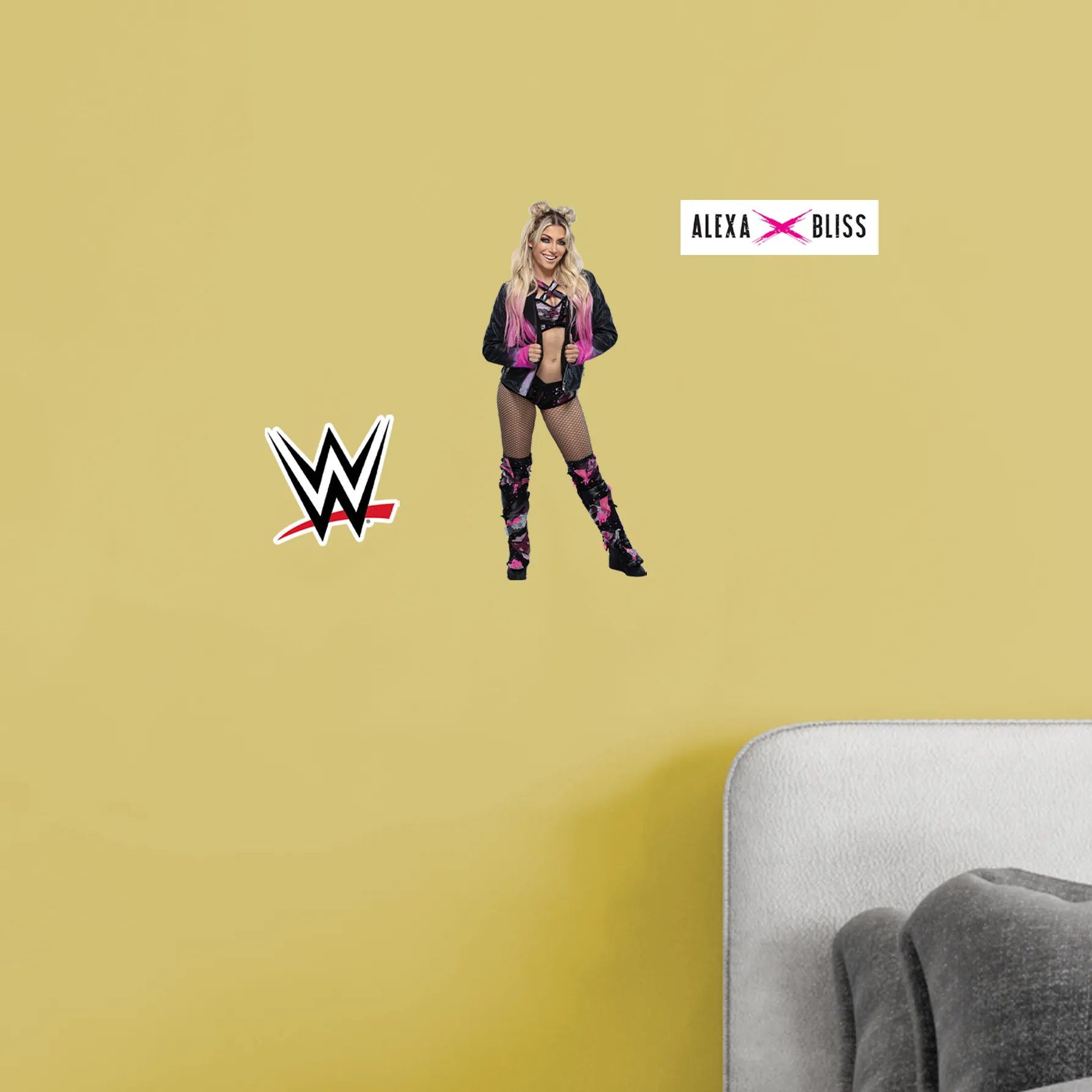 Alexa Bliss         - Officially Licensed WWE Removable     Adhesive Decal