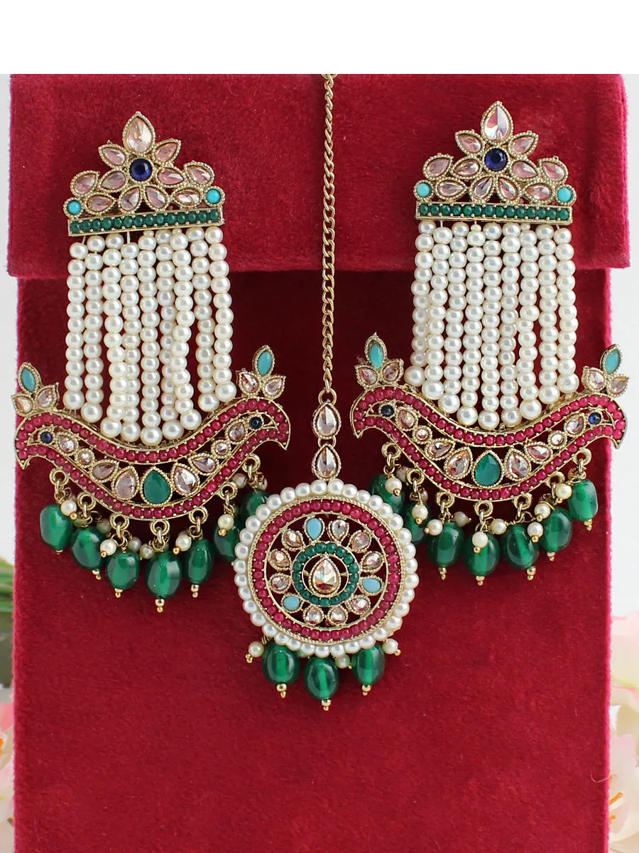 Amanaya Earrings & Tikka