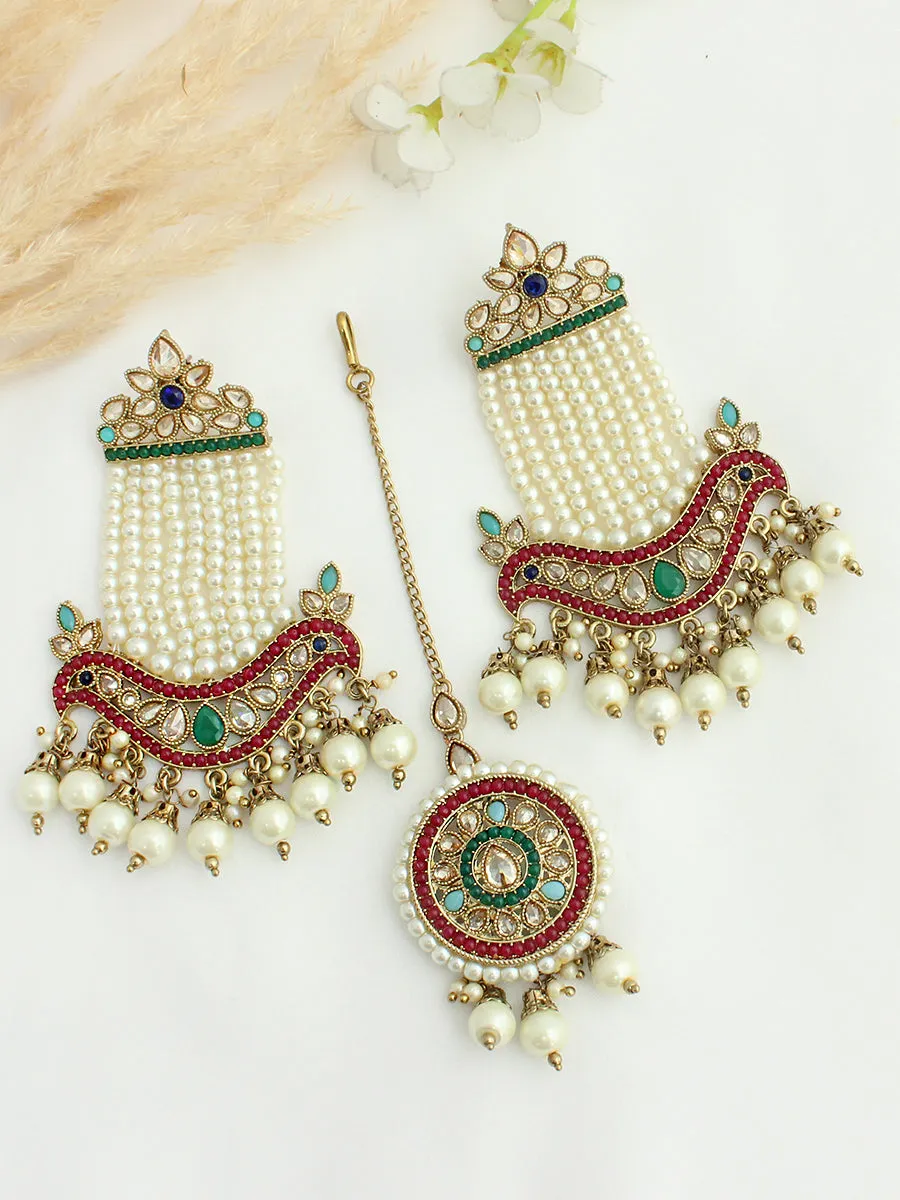 Amanaya Earrings & Tikka