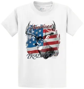 American Traditions – Deer Printed Tee Shirt