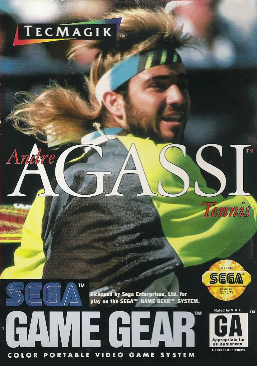 Andre Agassi Tennis - SEGA GameGear [Pre-Owned]