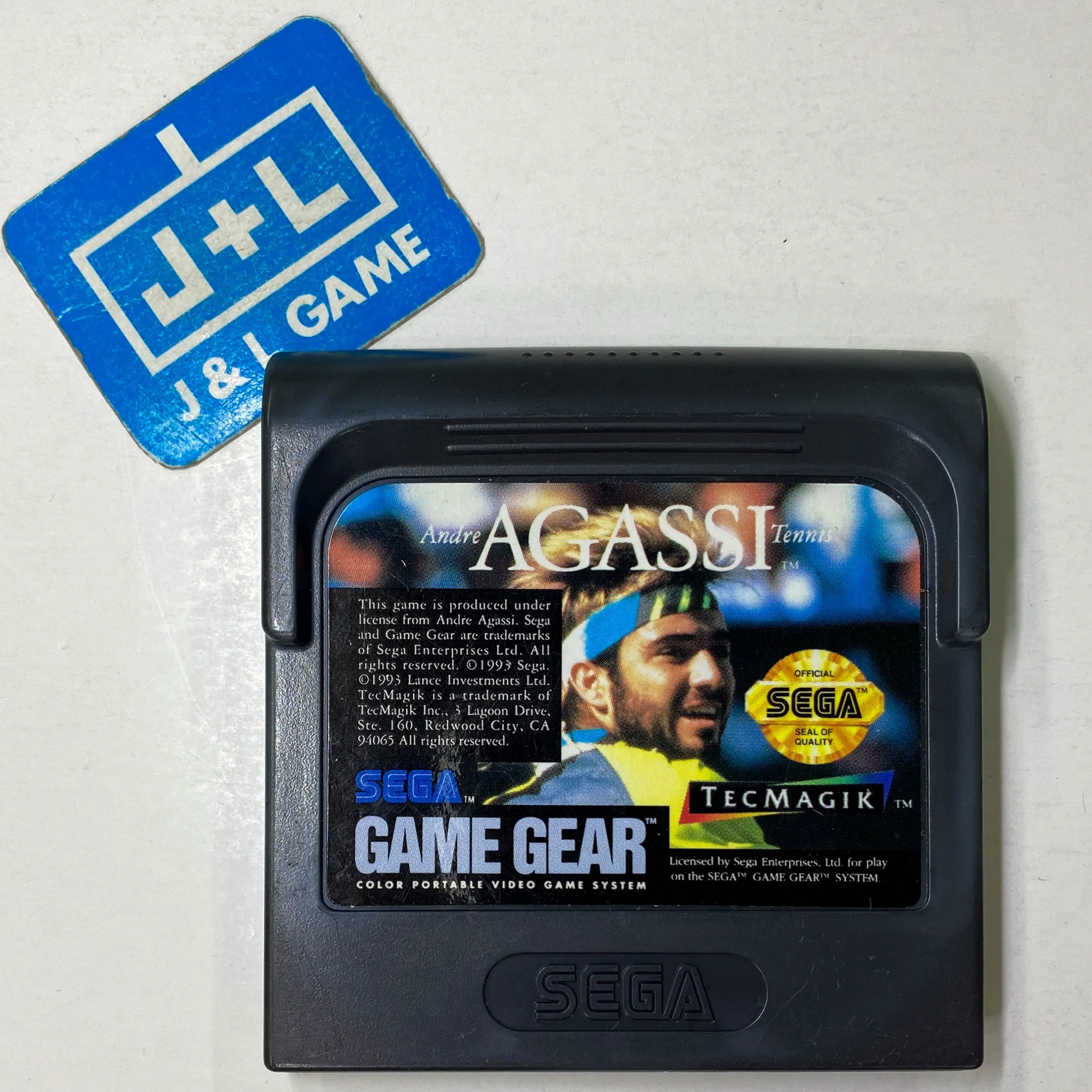 Andre Agassi Tennis - SEGA GameGear [Pre-Owned]