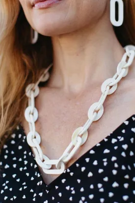 Ankole Chain Link Long Necklace