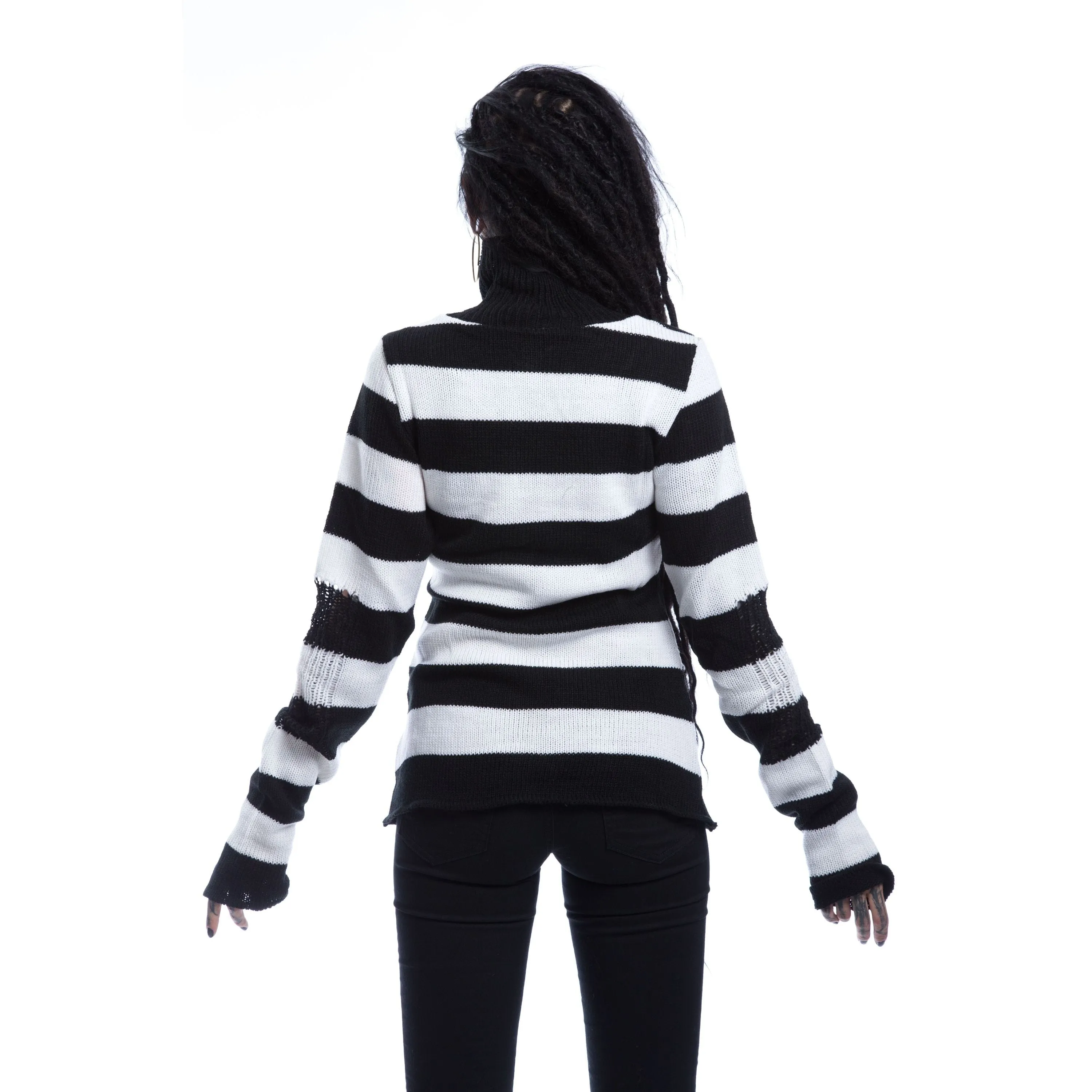 ANNABELLA TOP - BLACK/WHITE