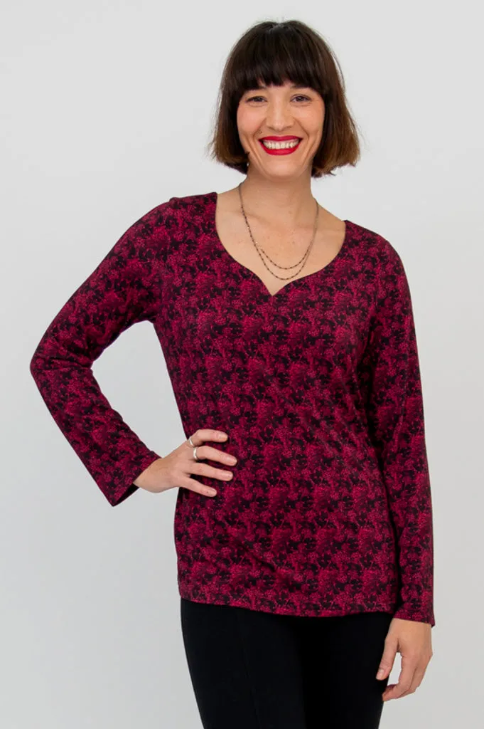 Annette L/S Top, Bazar, Bamboo