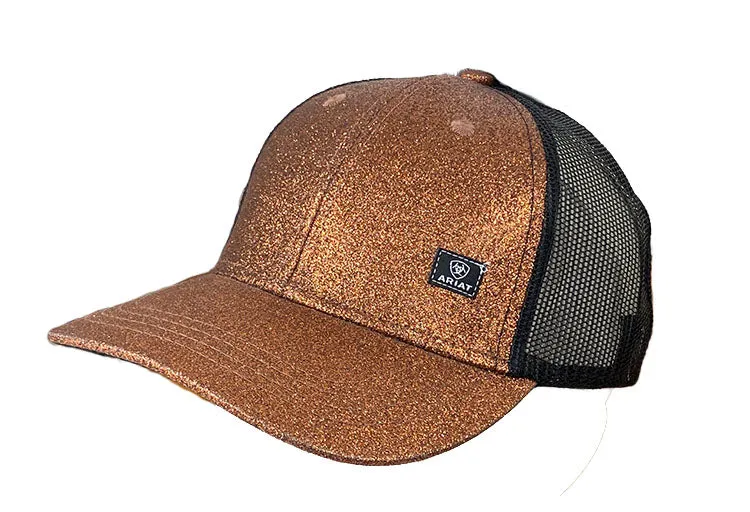 ARIAT Women's Cap Glitter Messy - Copper