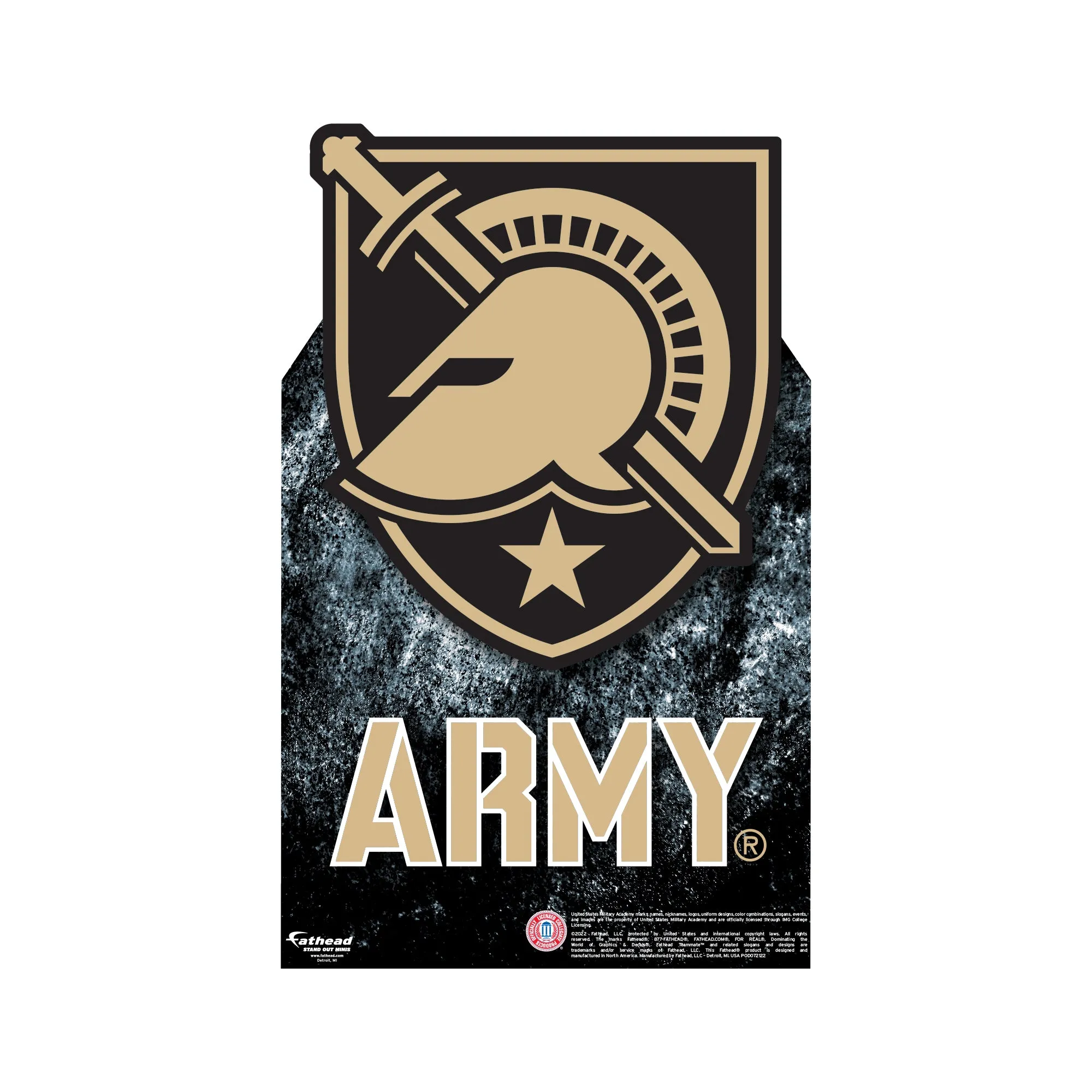 Army Black Knights: Mini Cardstock Cutout - Officially Licensed NCAA Stand Out