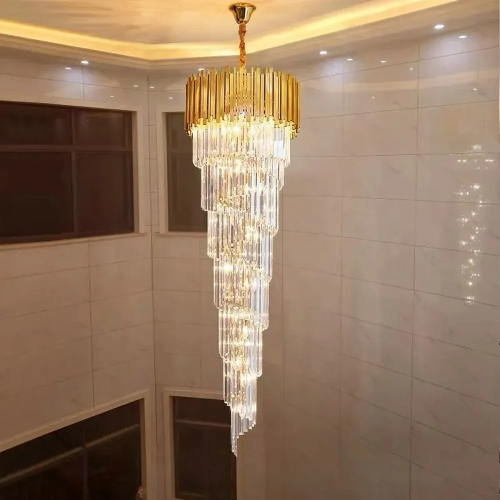 Astralis 2-Story Round Chandelier