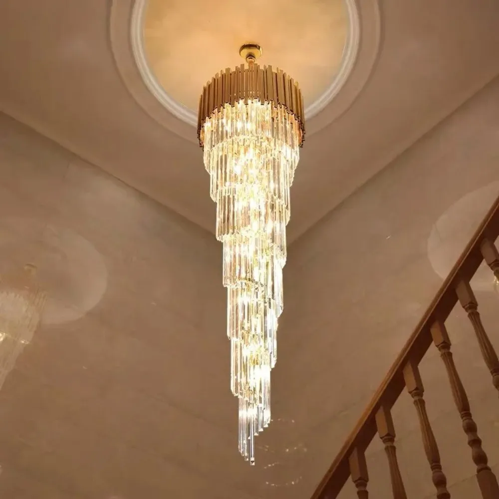 Astralis 2-Story Round Chandelier