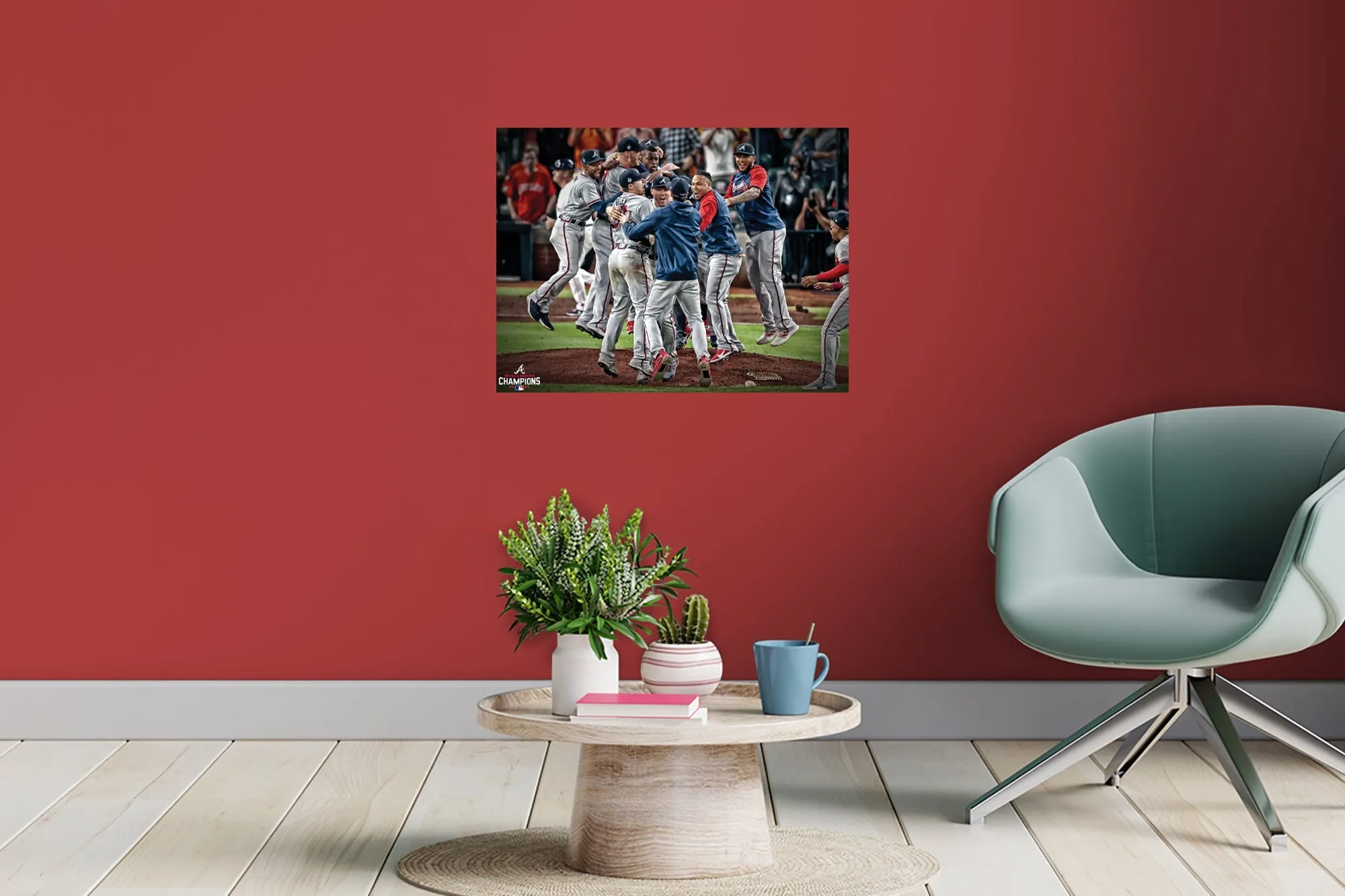 Atlanta Braves: Team 2021 World Series Celebration Poster - Officially Licensed MLB Removable Adhesive Decal