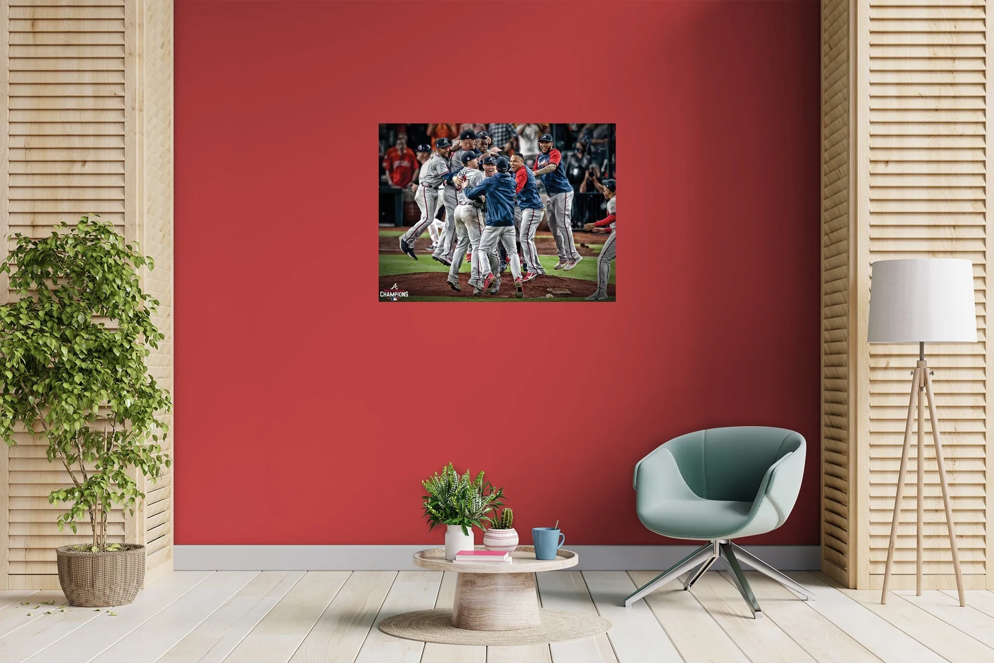 Atlanta Braves: Team 2021 World Series Celebration Poster - Officially Licensed MLB Removable Adhesive Decal