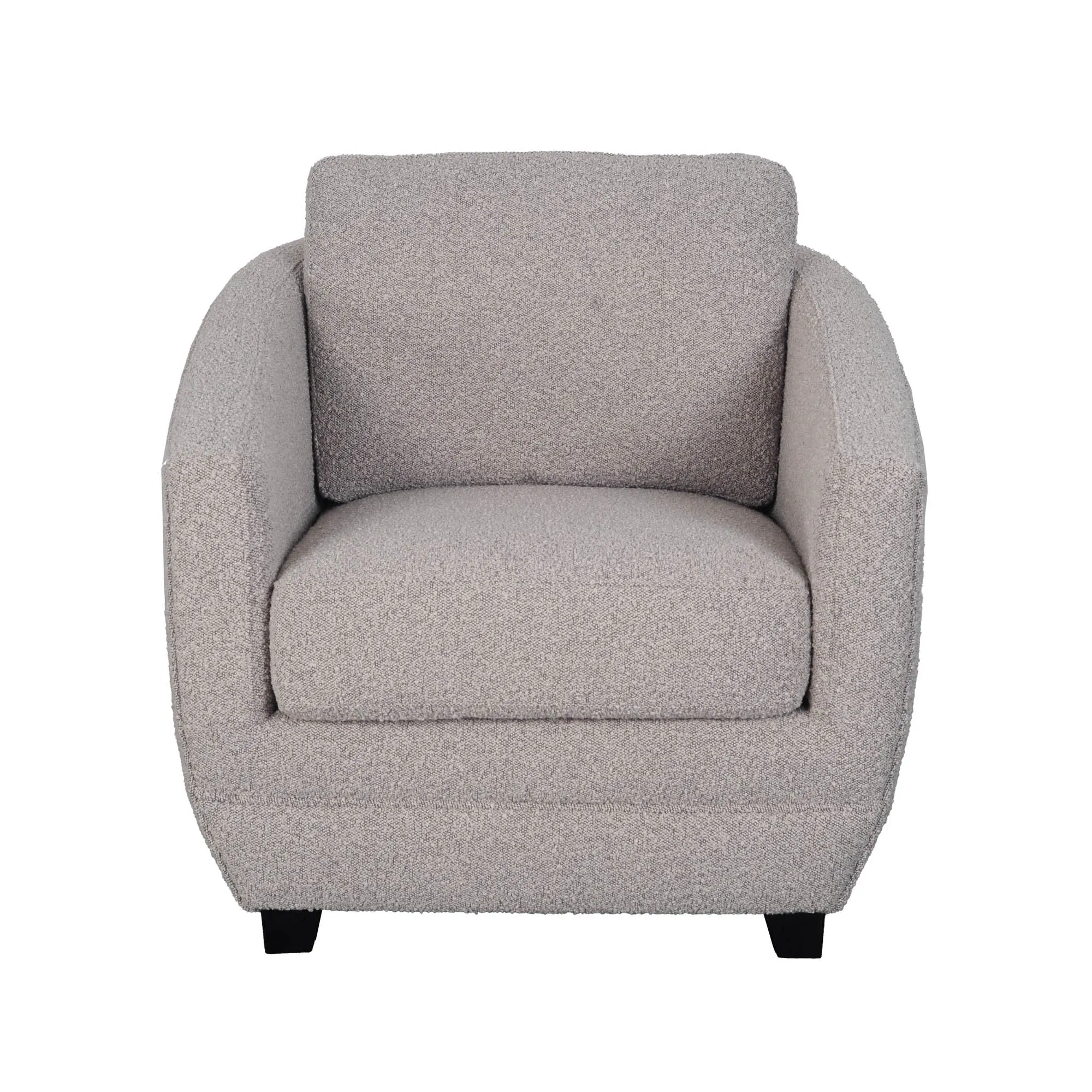 Baltimo Club Chair - Boucle Grey