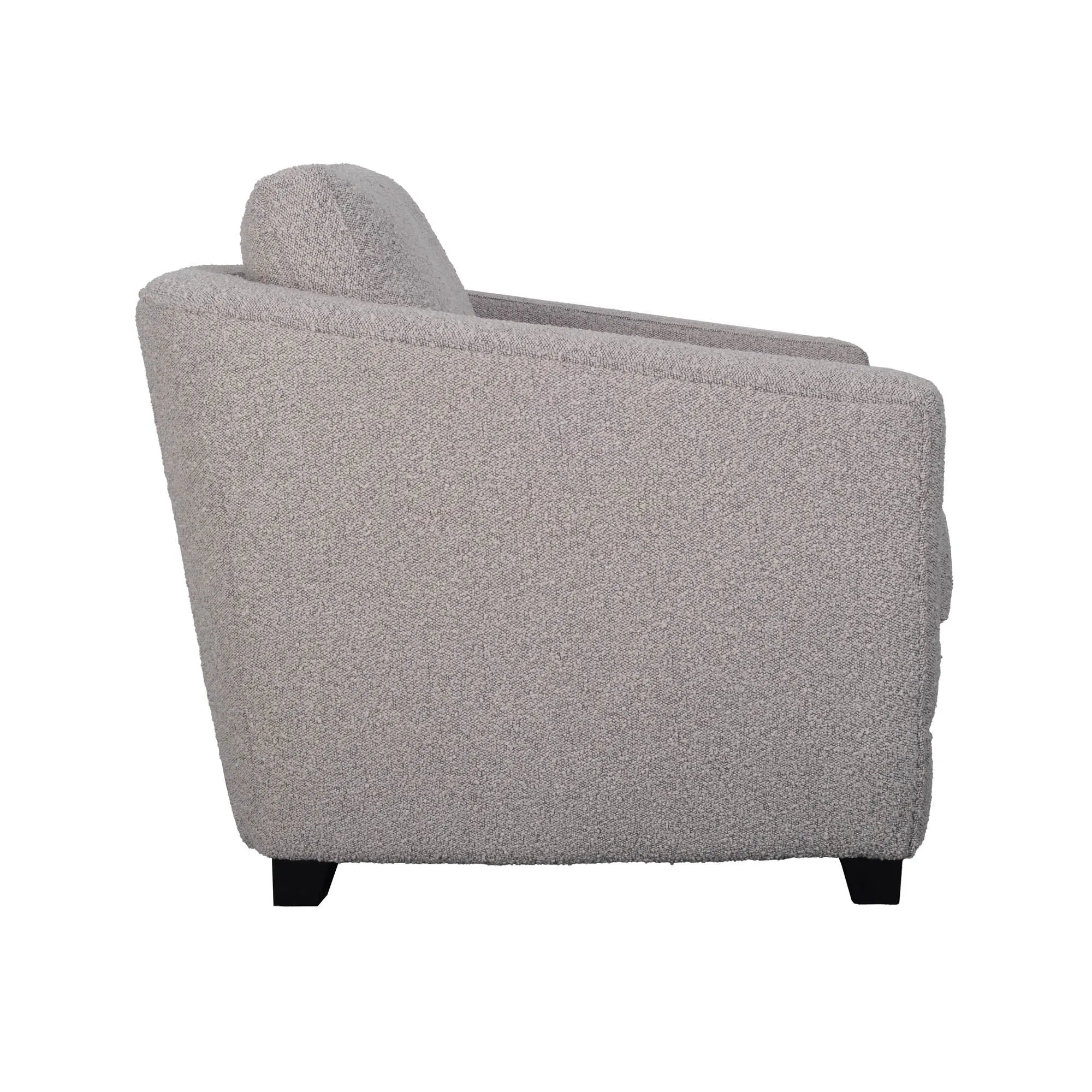 Baltimo Club Chair - Boucle Grey