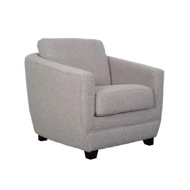 Baltimo Club Chair - Boucle Grey