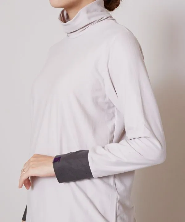 Bi Color TOKKURI Turtleneck Top