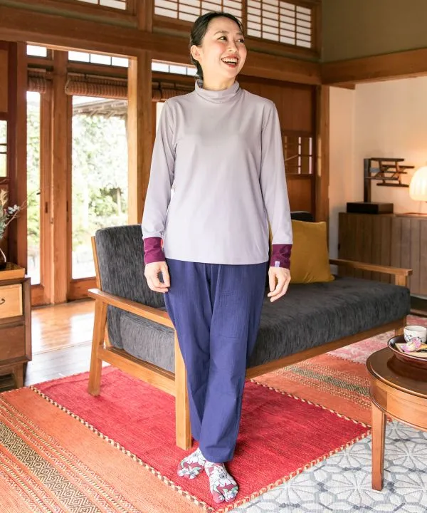 Bi Color TOKKURI Turtleneck Top