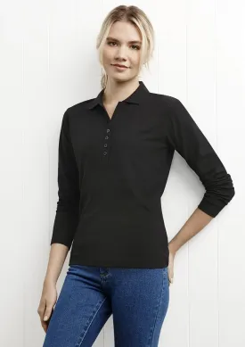 Biz Collection Crew Womens L/S Polo (P400LL)