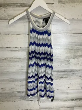 Blue & White Top Sleeveless White House Black Market, Size S