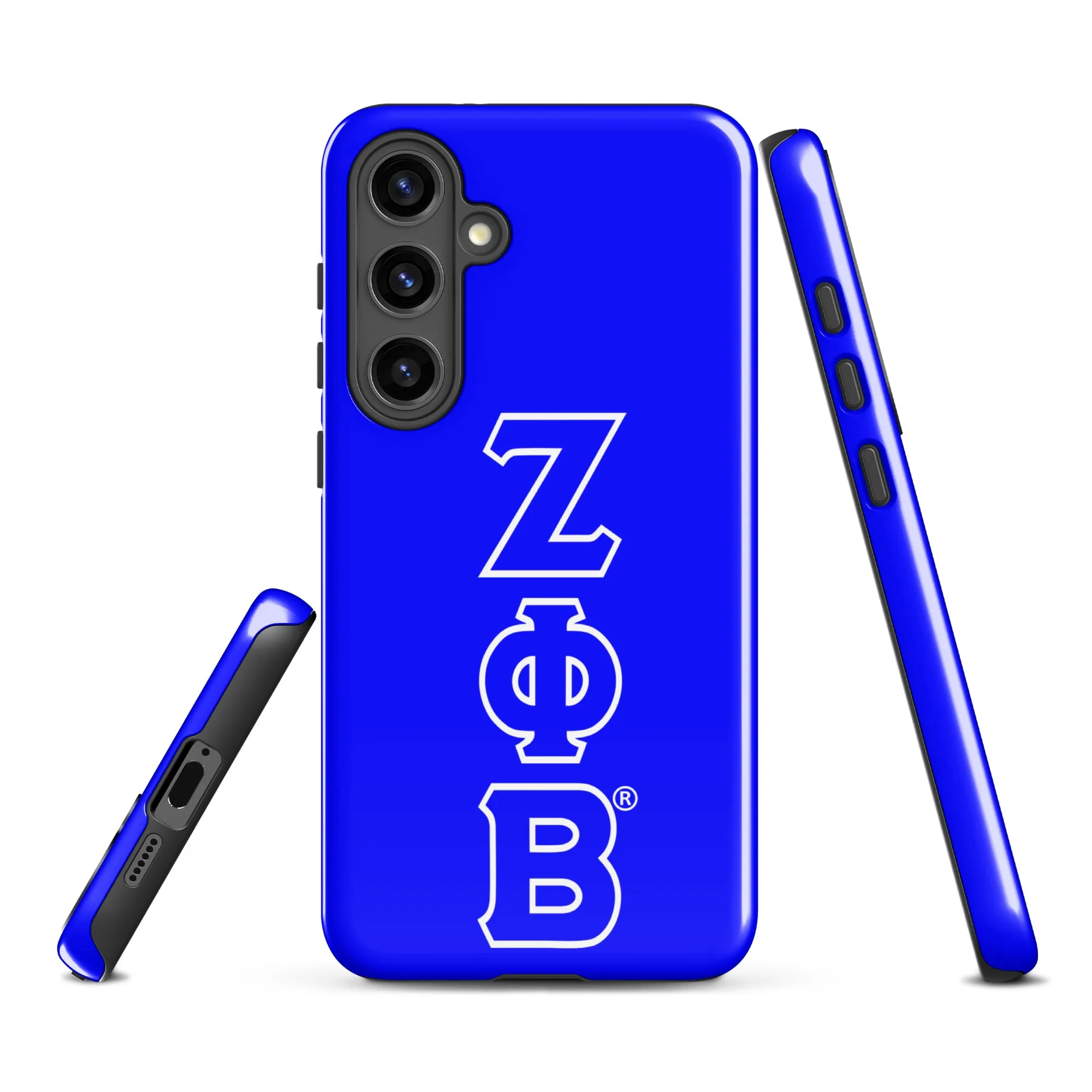 Blue ΖΦΒ Samsung Case