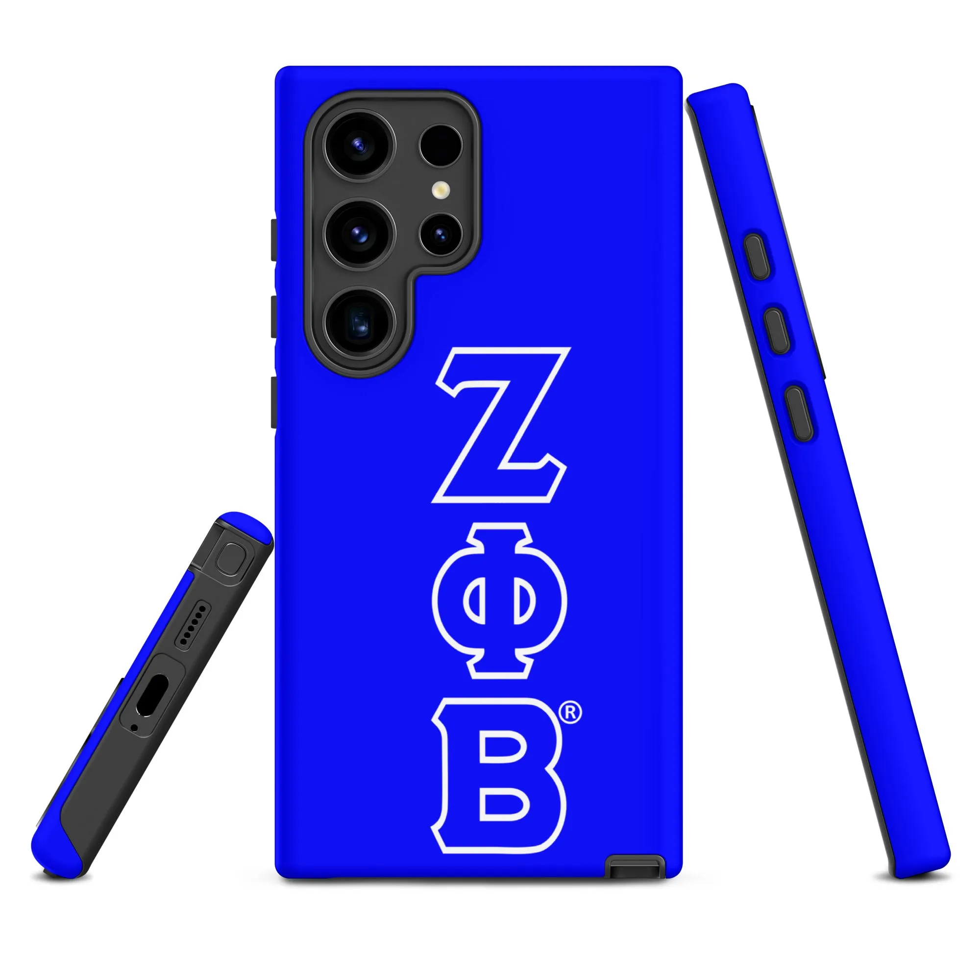 Blue ΖΦΒ Samsung Case