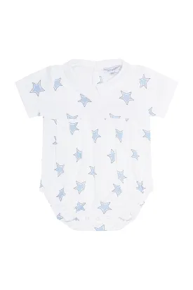 Blue Stars Print Bubble