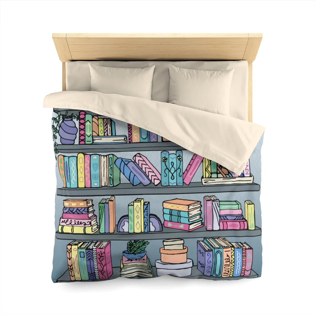 Bookshelf Duvet Cover