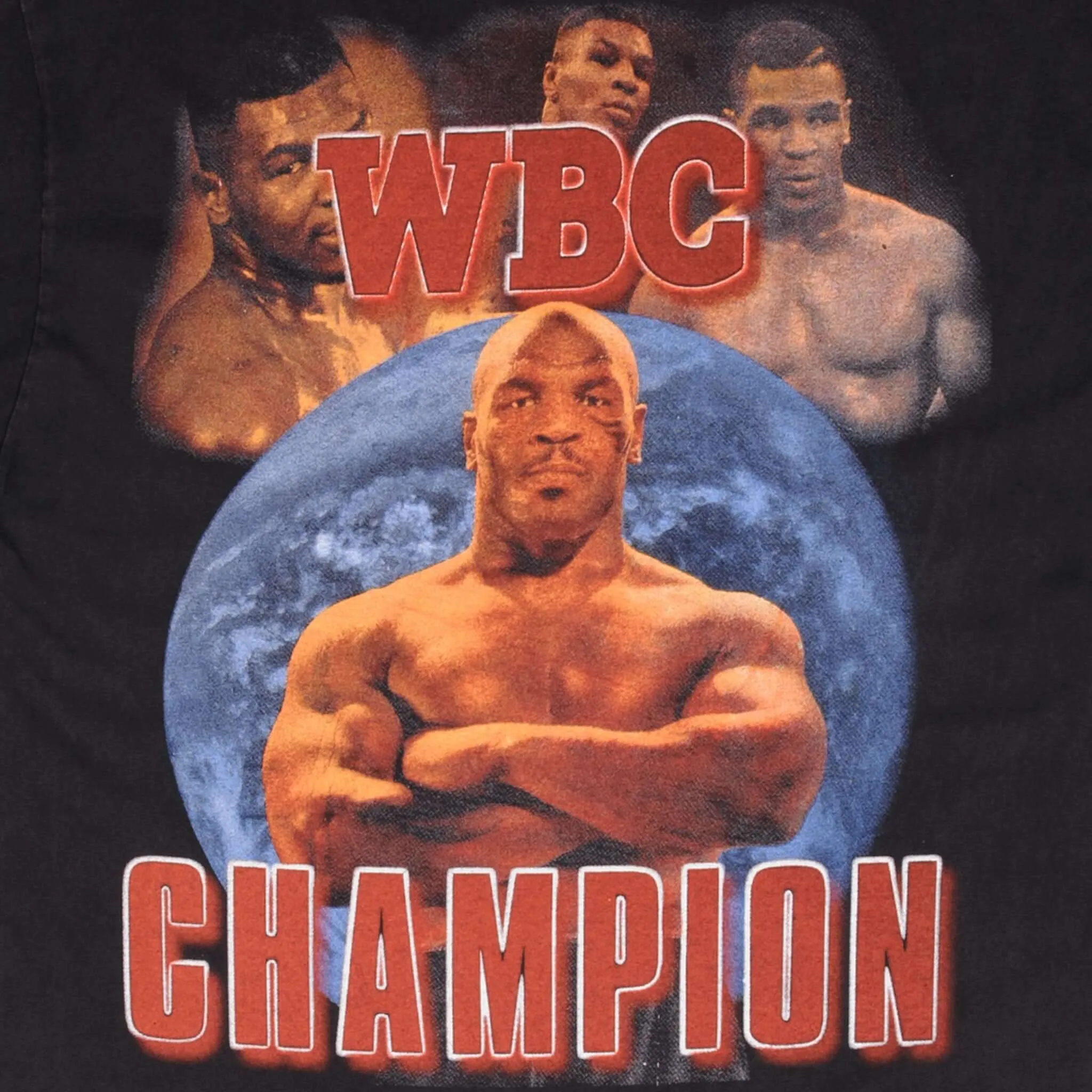 BOOTLEG BOXING TEE SHIRT MIKE TYSON WBC CHAMPION SIZE XL