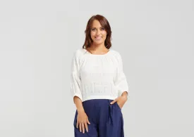 Caitlin Top White