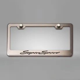 Camaro SS - Camaro License Plate Frame w/ SuperSport Lettering - Stainless Steel