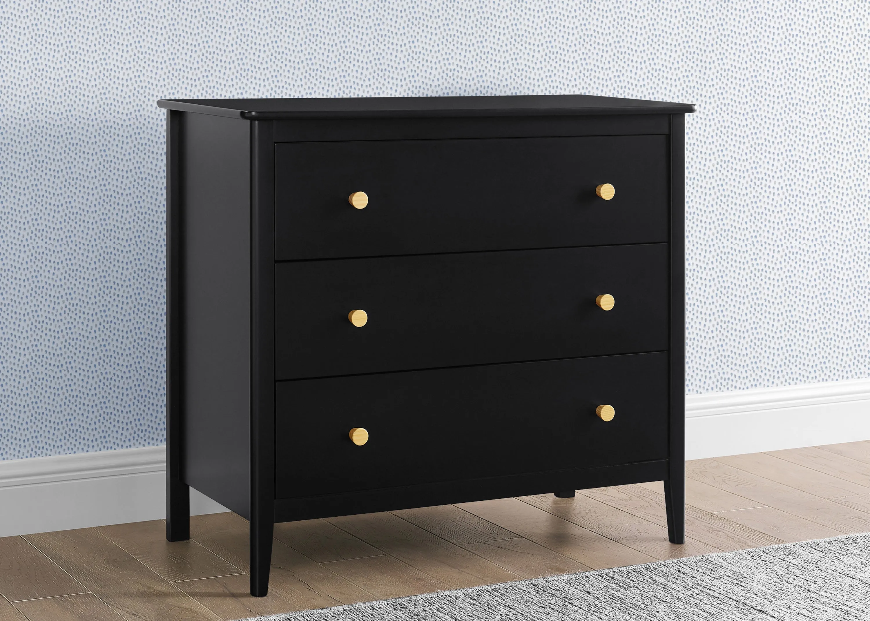 Casey 3 Drawer Dresser with Interlocking Drawers