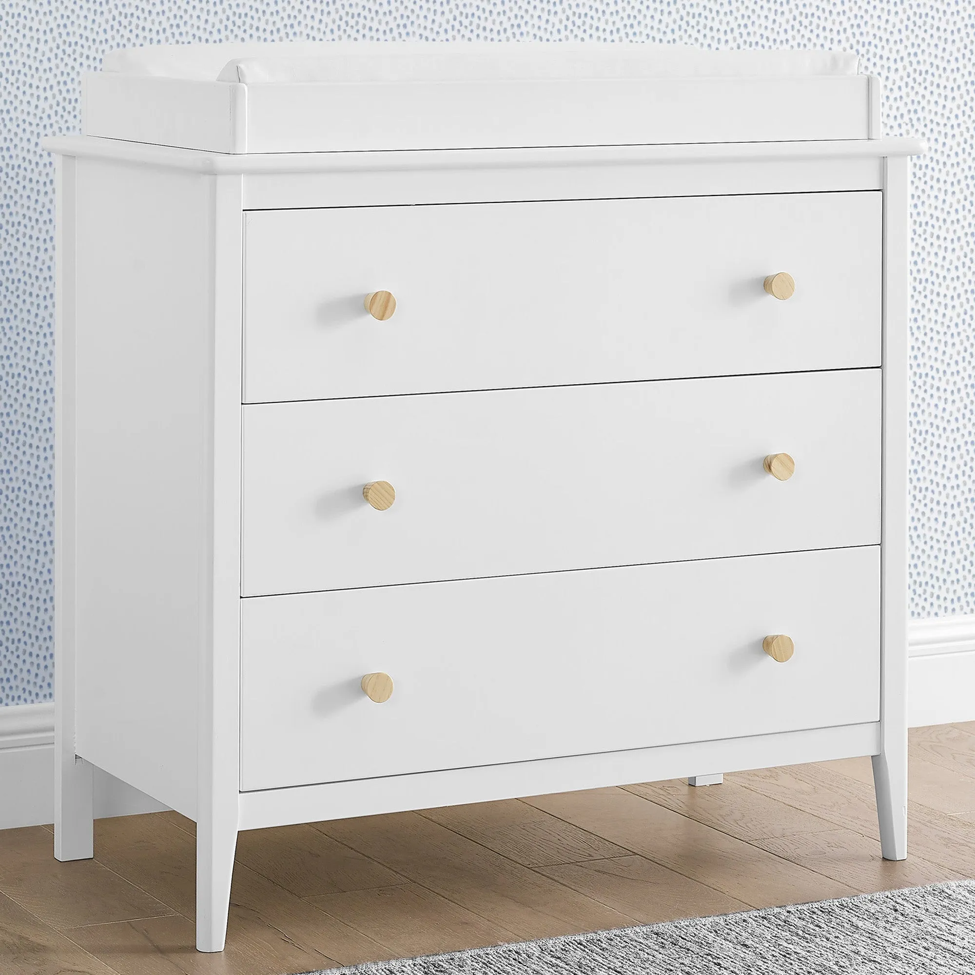 Casey 3 Drawer Dresser with Interlocking Drawers