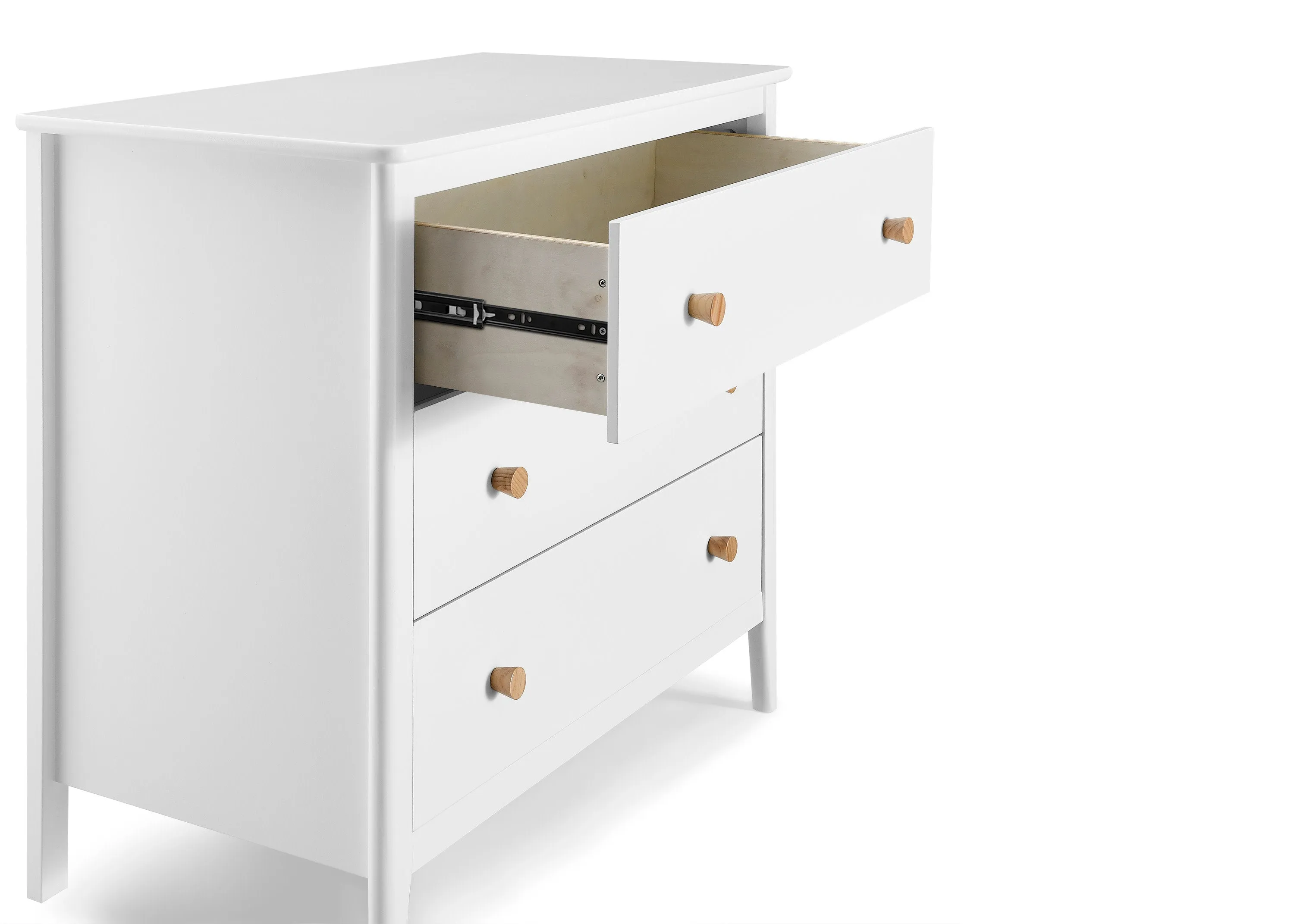 Casey 3 Drawer Dresser with Interlocking Drawers