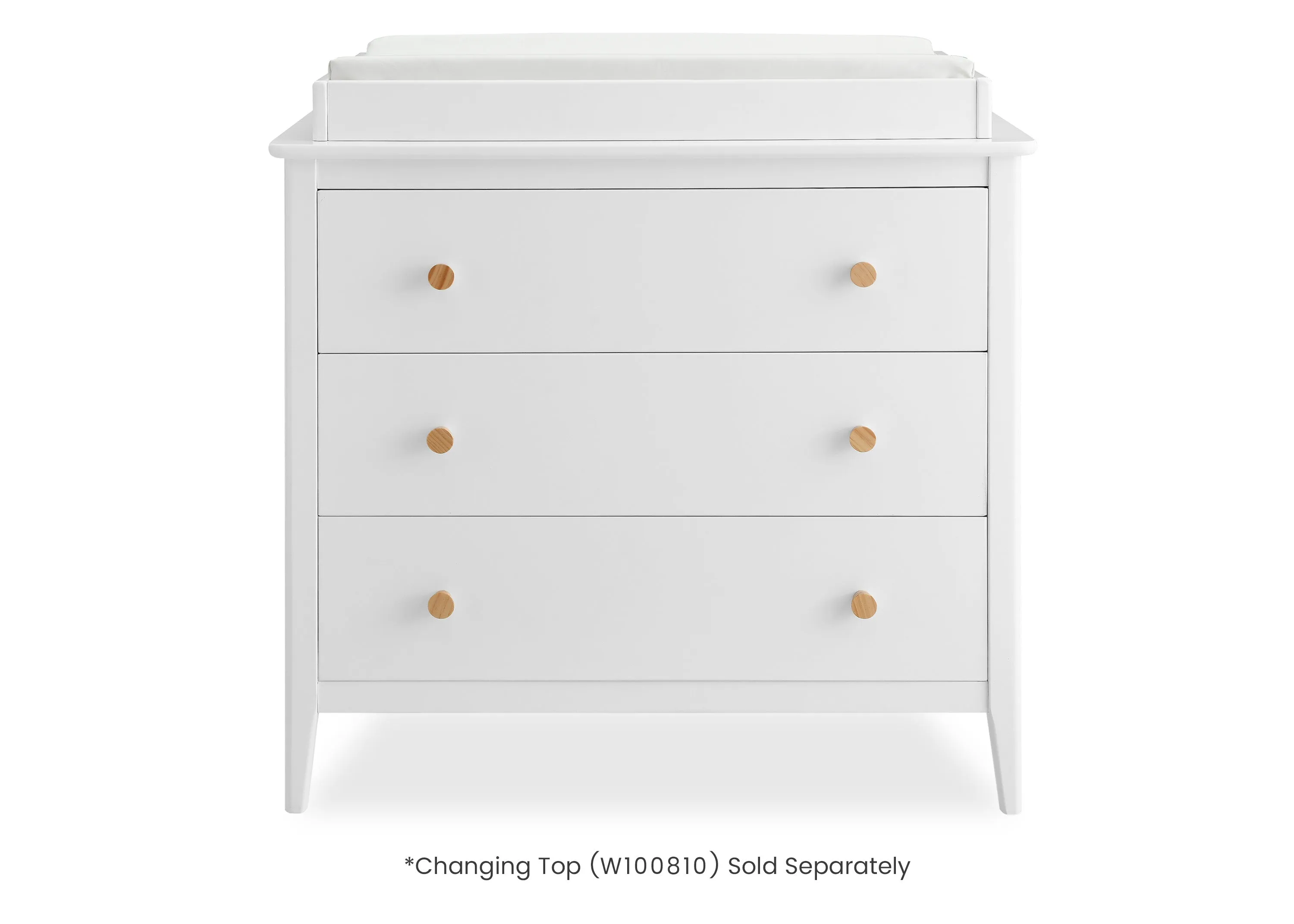 Casey 3 Drawer Dresser with Interlocking Drawers