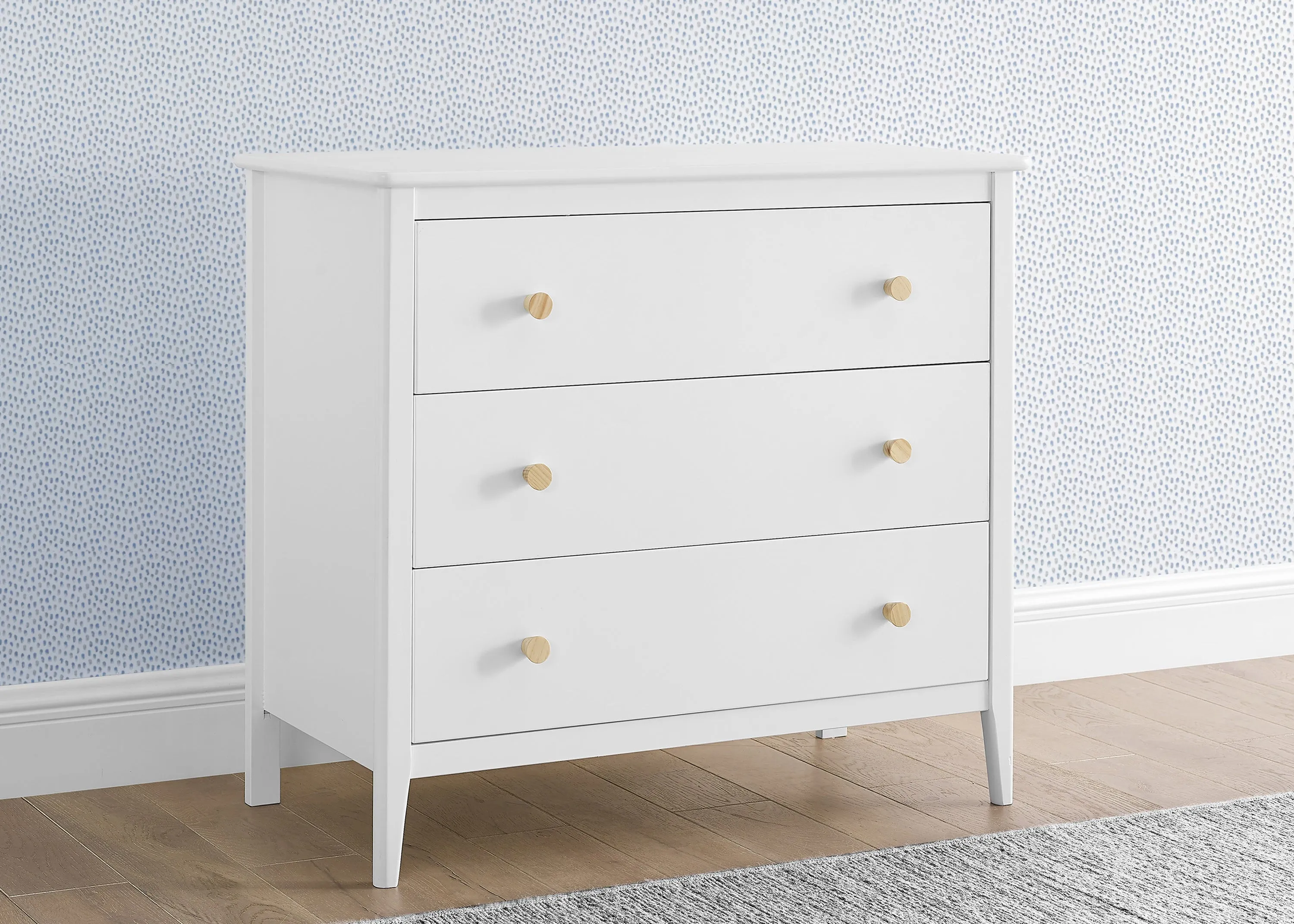 Casey 3 Drawer Dresser with Interlocking Drawers