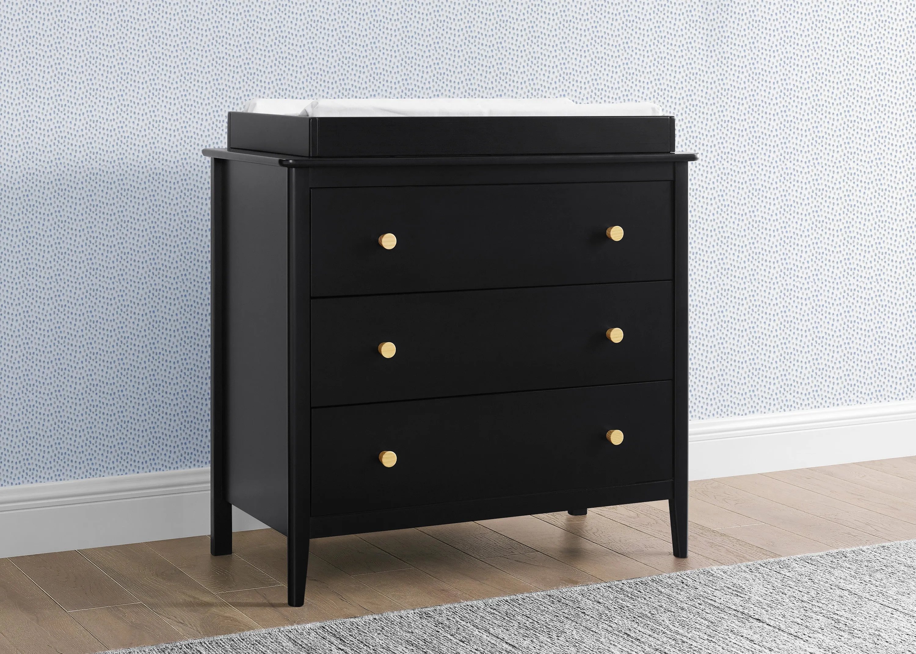 Casey 3 Drawer Dresser with Interlocking Drawers