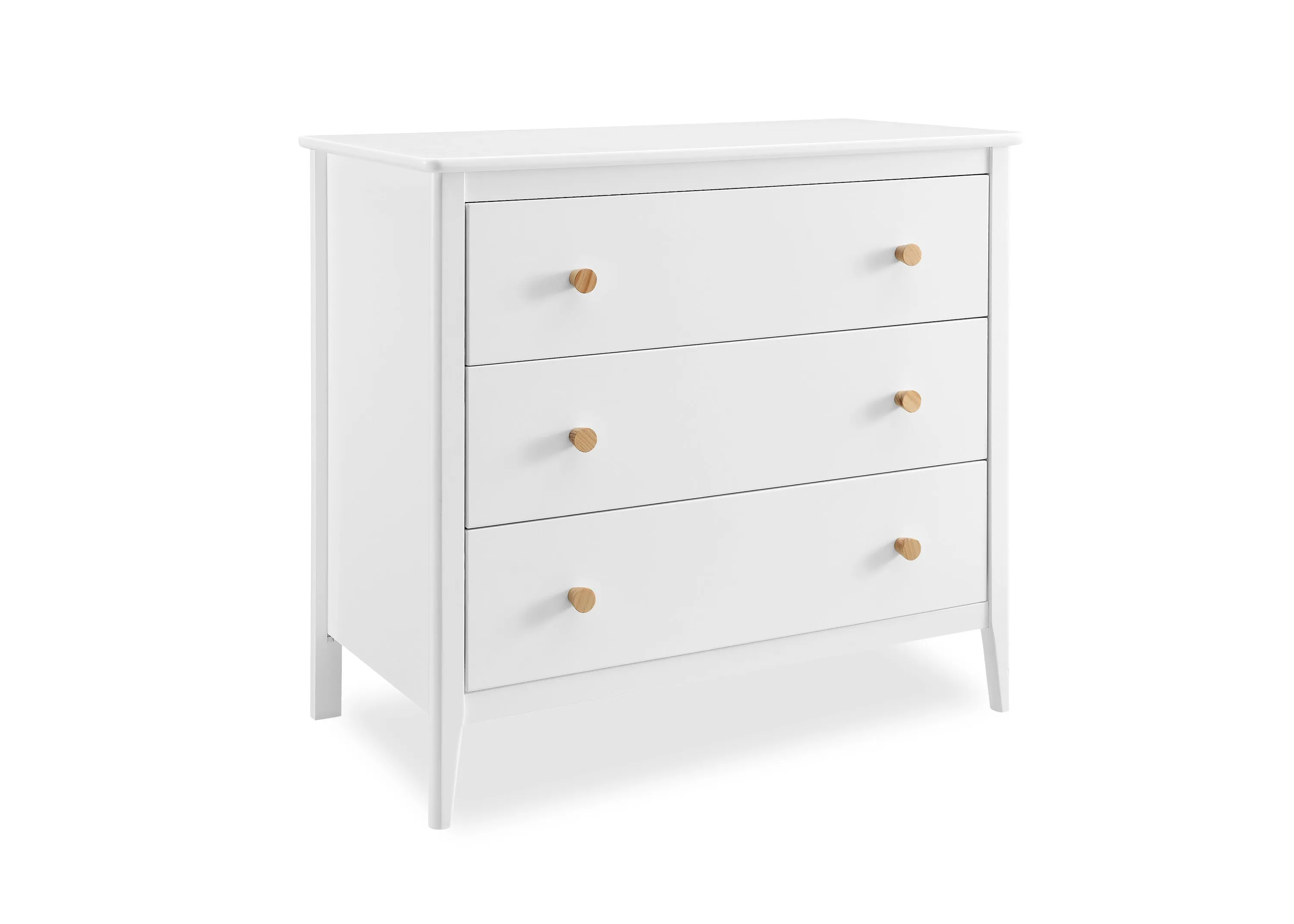 Casey 3 Drawer Dresser with Interlocking Drawers