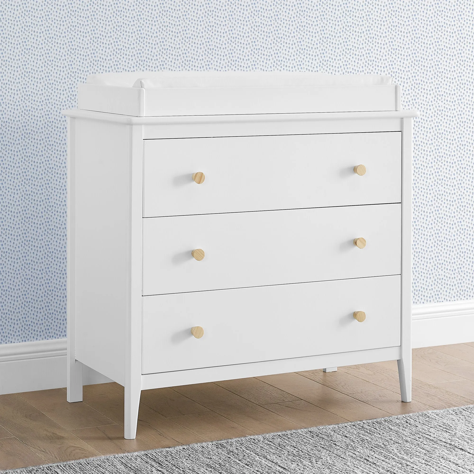 Casey 3 Drawer Dresser with Interlocking Drawers