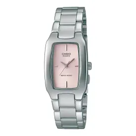 Casio Rectangular Pink Dial Ladies Watch | LTP-1165A-4CDF