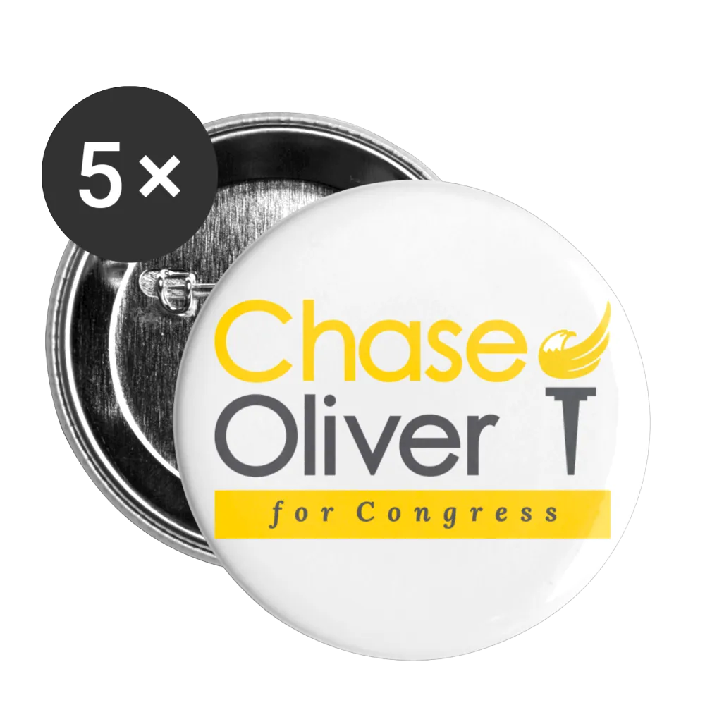 Chase Oliver for Congress Buttons large 2.2'' (5-pack)