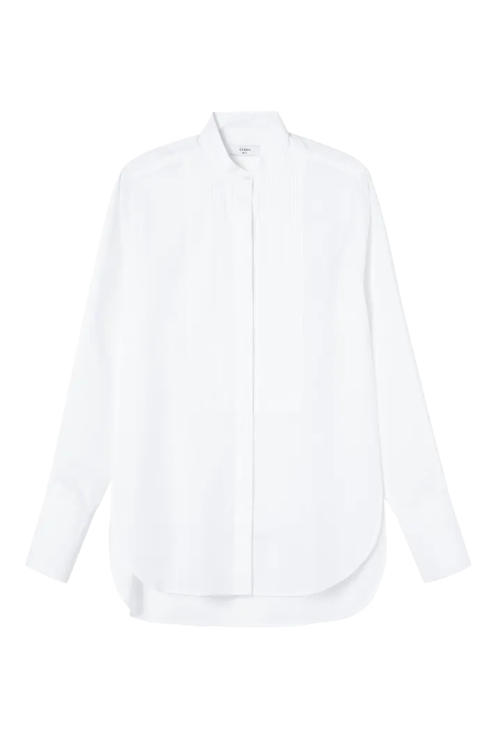 Contrasting Bib Panel Shirt