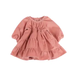 Corduroy Dress- Dusty Rose