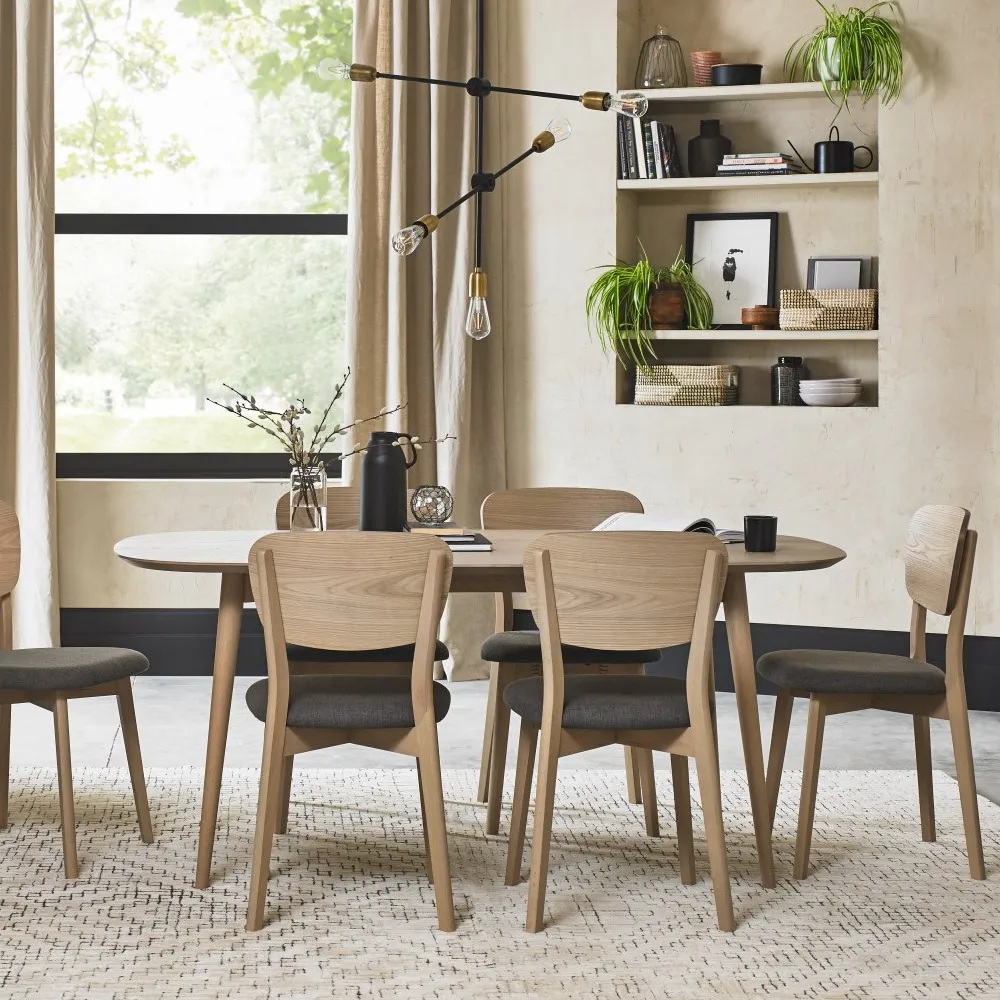 Dansk Scandi Oak 6 Seater Table