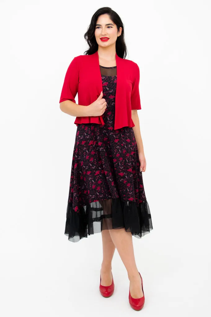 Danube Dress, Red Life, Bamboo