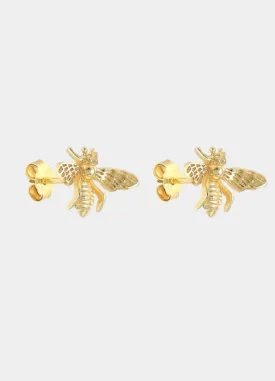 Earrings | Bee Stud | 925 Sterling Silver | 18K Gold Plated